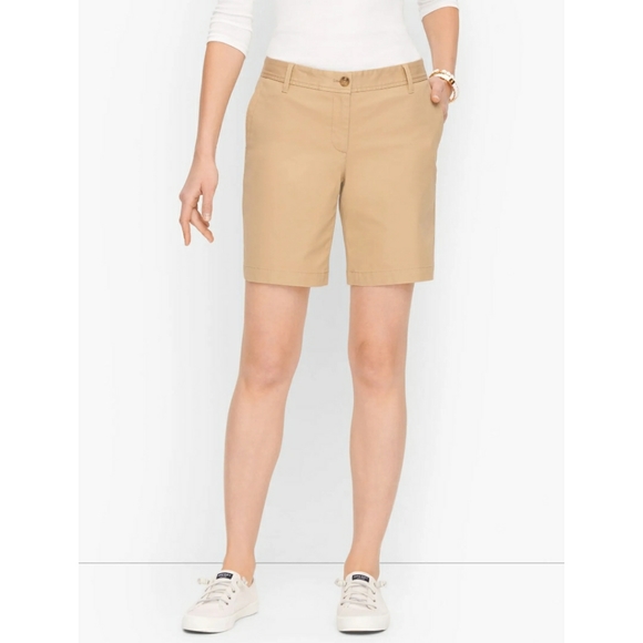 Talbot Relaxed Weekender Chino Shorts in Khaki - Picture 1 of 11